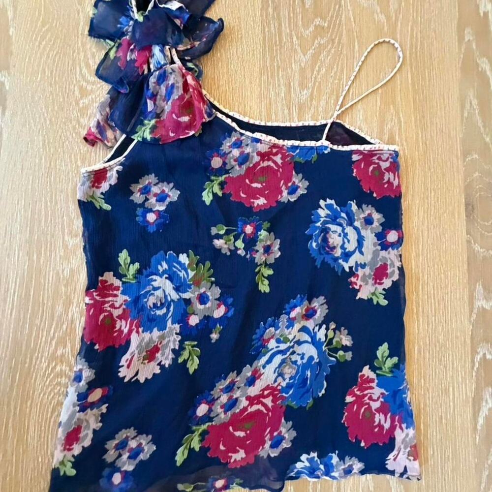 Abercrombie & Fitch One Shoulder Halter Top Medium